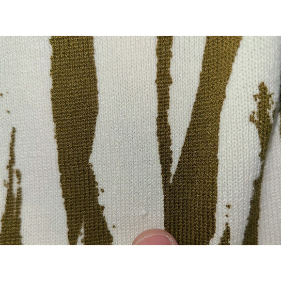 Garnet Hill‎ Oversized Silk Blend Women's Sweater Size Medium Preppy Relaxed - Picture 9 of 13